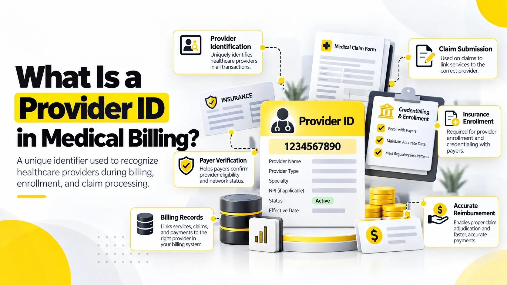 Provider ID in Medical Billing Infographic